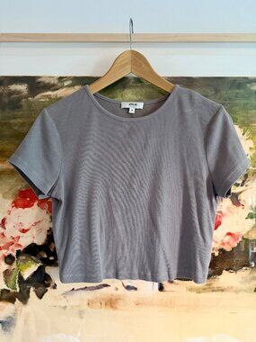 AGOLDE Savannah cropped tee